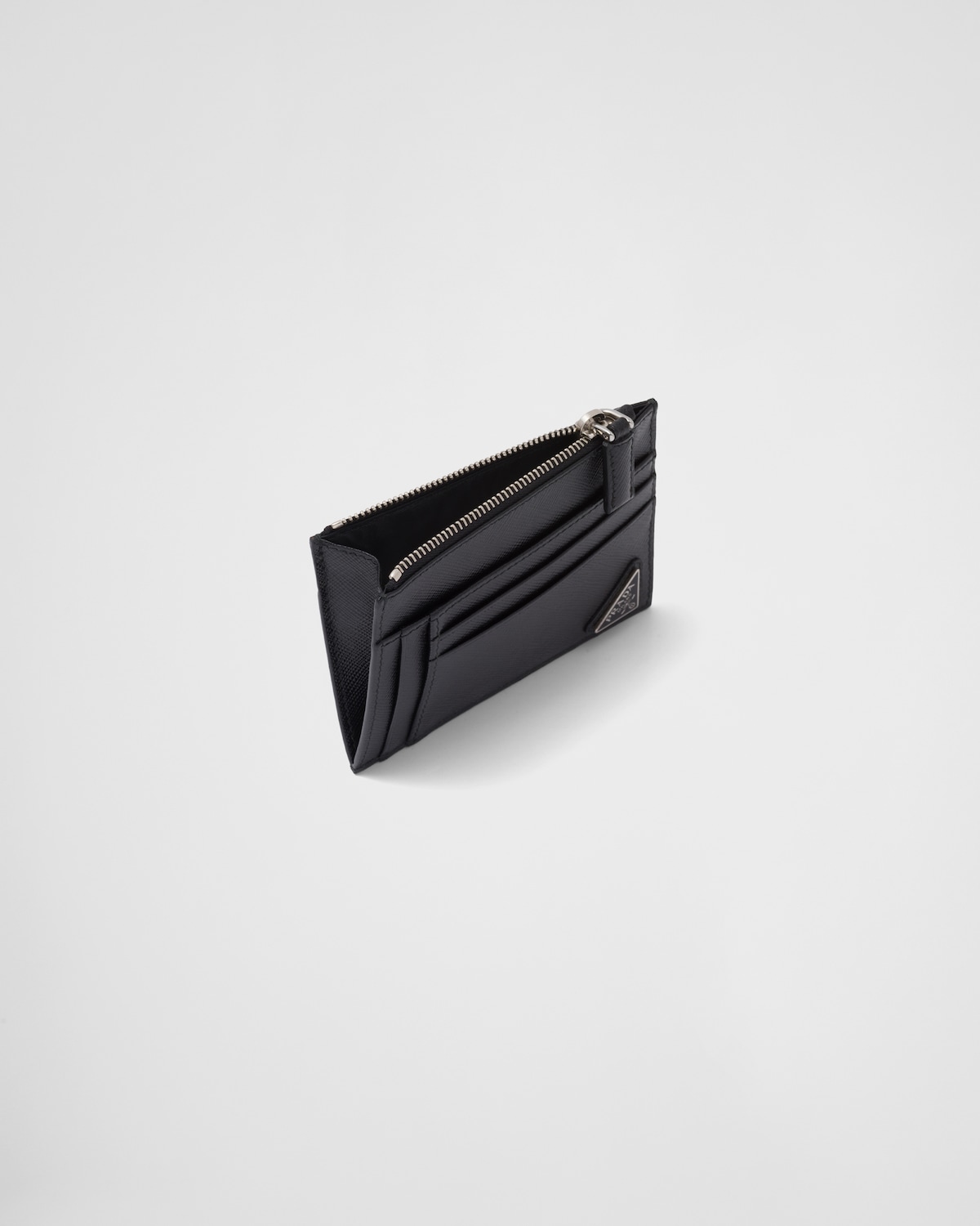 Prada Tarjetero de piel Saffiano Precio ultrabajo