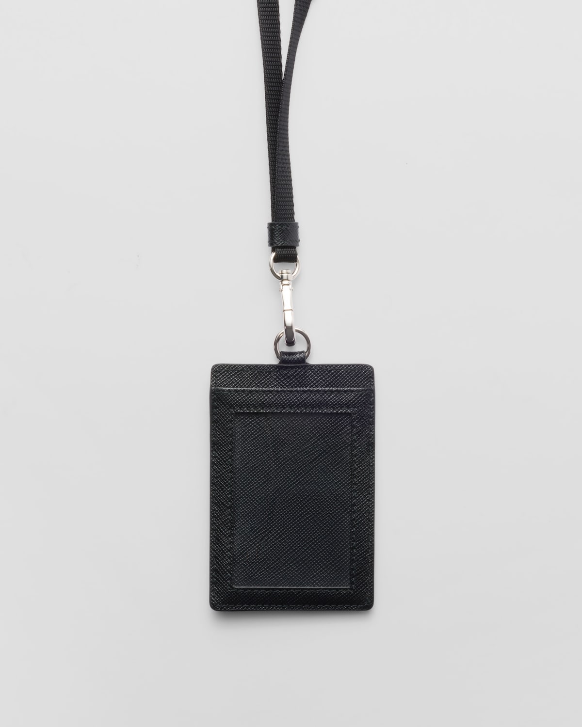 Prada Funda para tarjeta en piel Saffiano Rebajas
