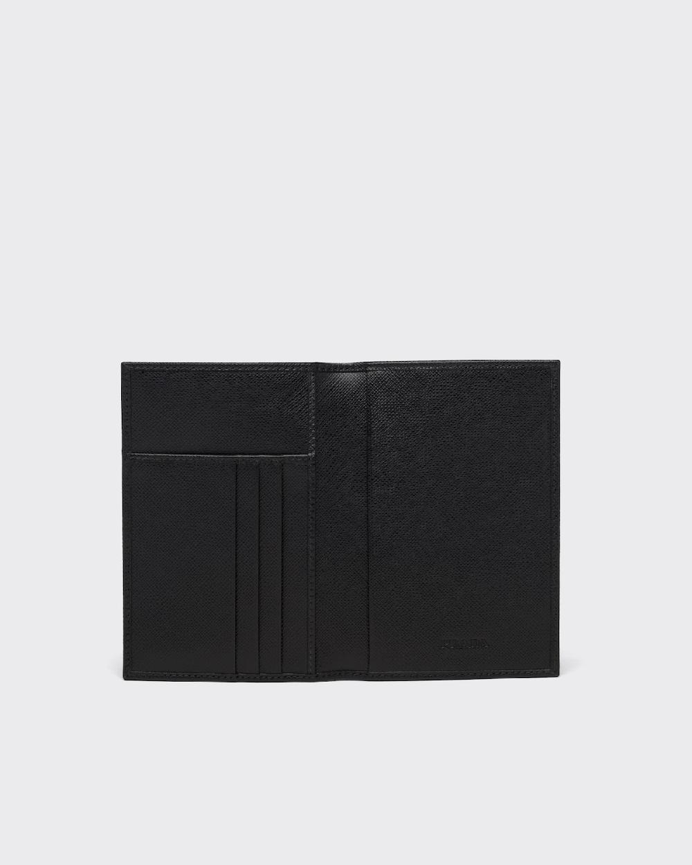 Prada Funda para pasaporte en piel Saffiano Ofertas
