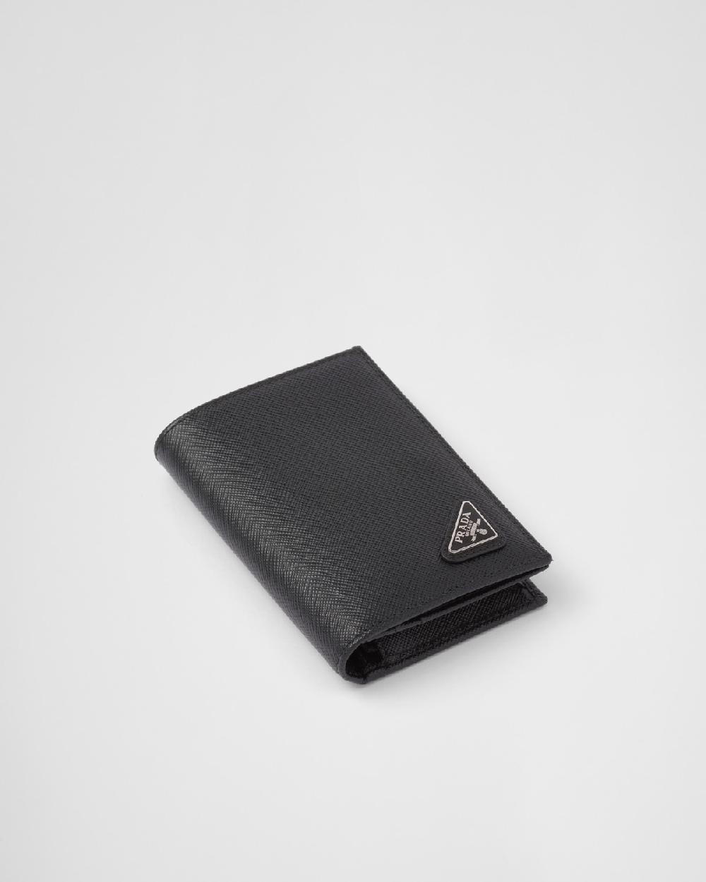 Prada Cartera pequeña de piel Saffiano Ventas relámpago