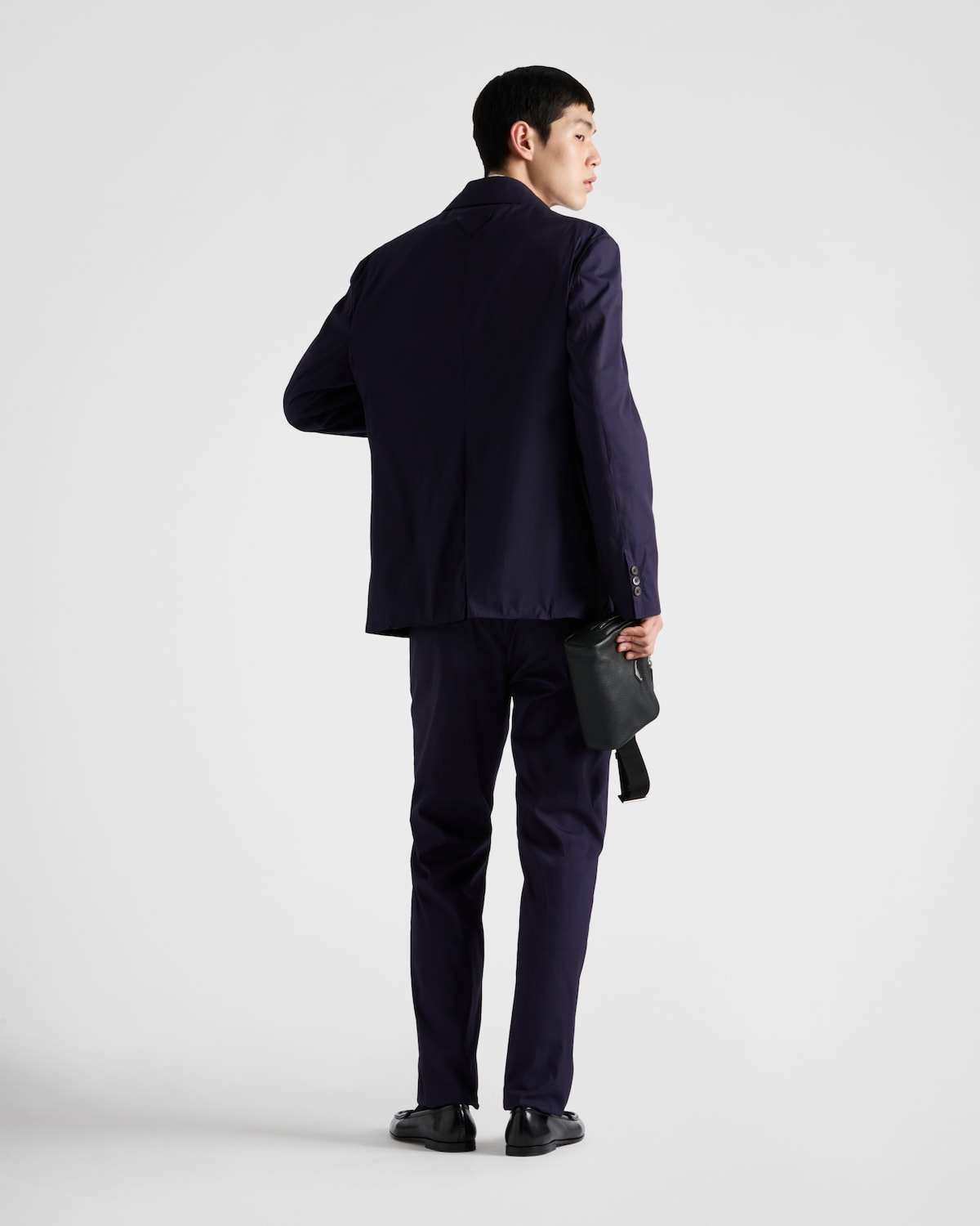 Prada Chaqueta de botonadura simple en mezcla de algodón Mejor oferta