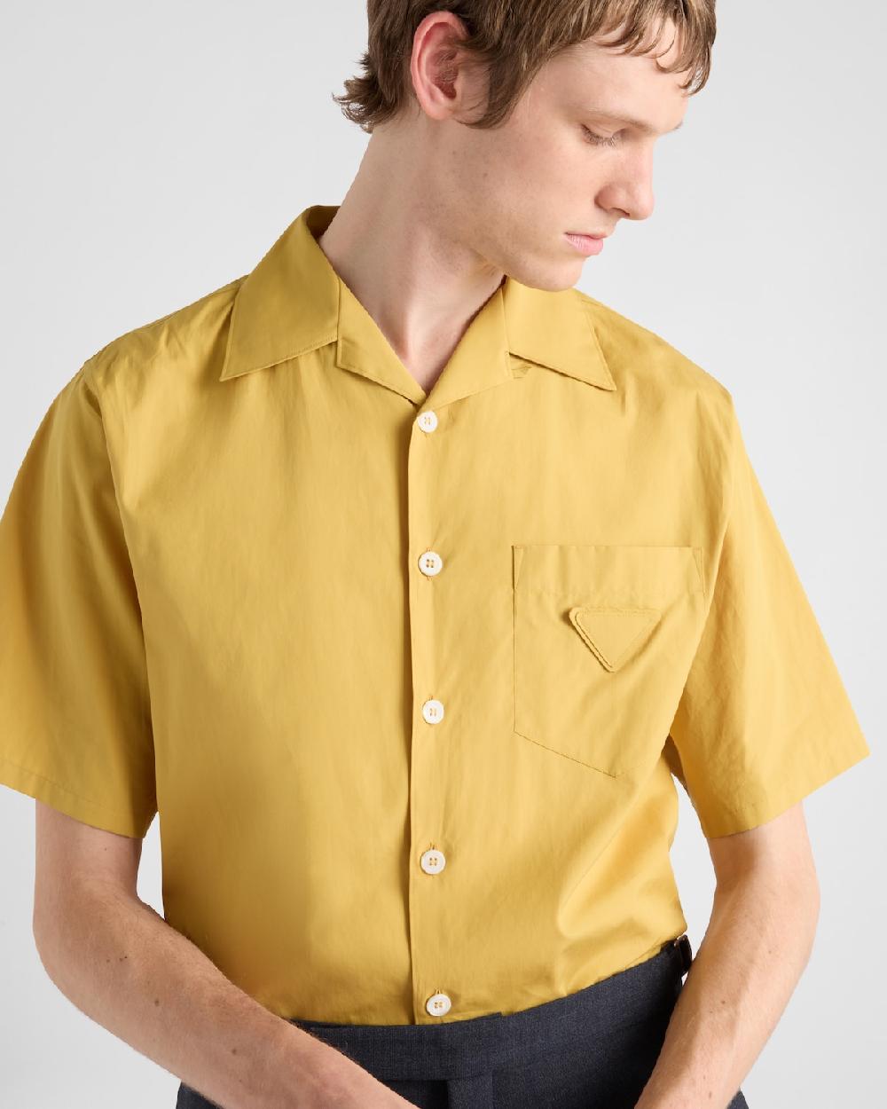 Prada Camisa de bolera de algodón ÚLTIMAS EDICIONES