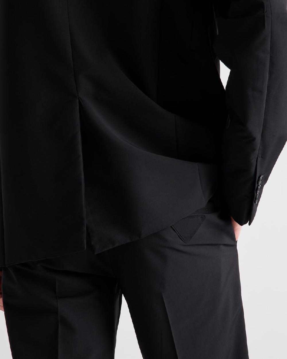 Prada Pantalones de mezcla de lana Liquidación