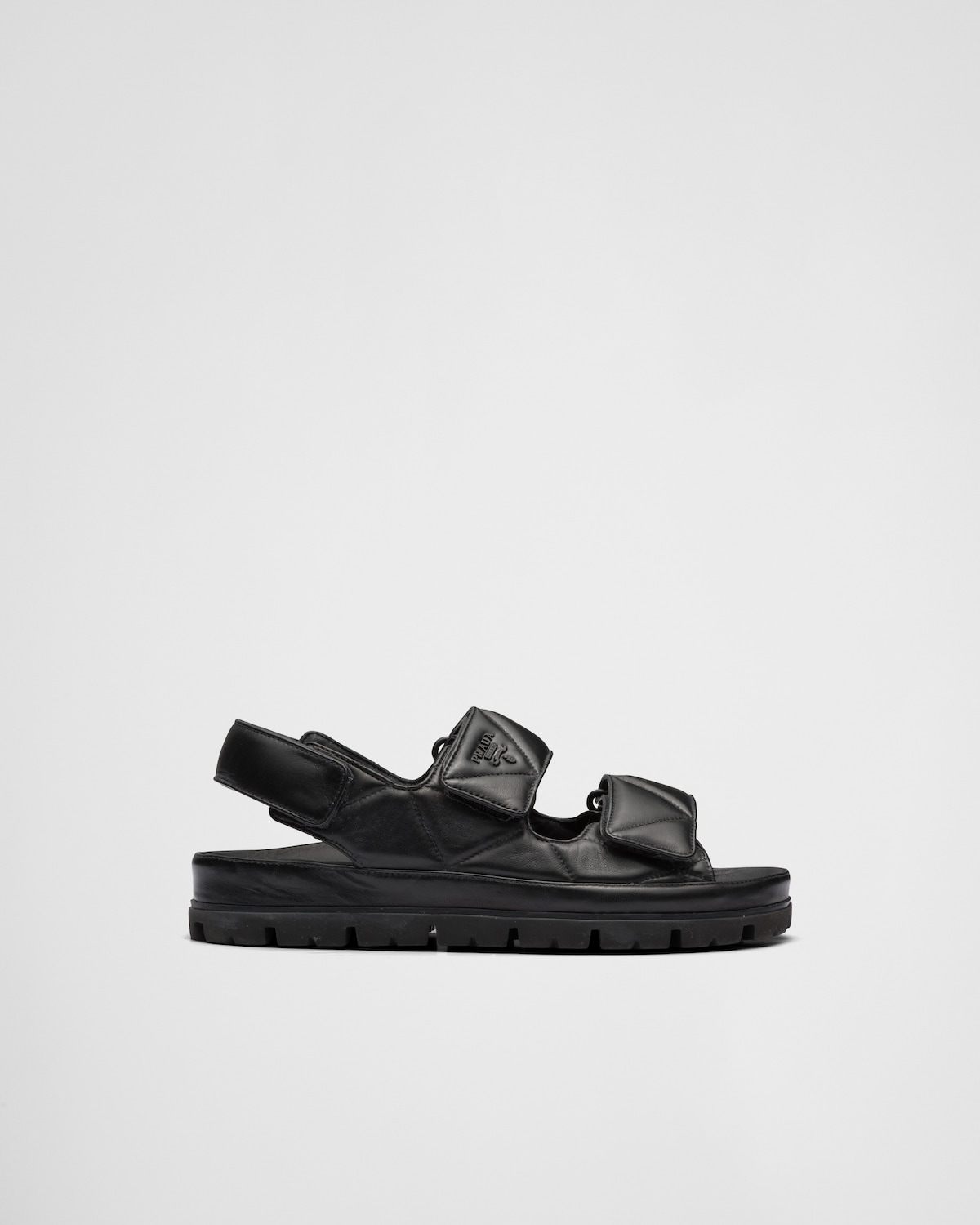 Prada Sandalias de napa acolchadas