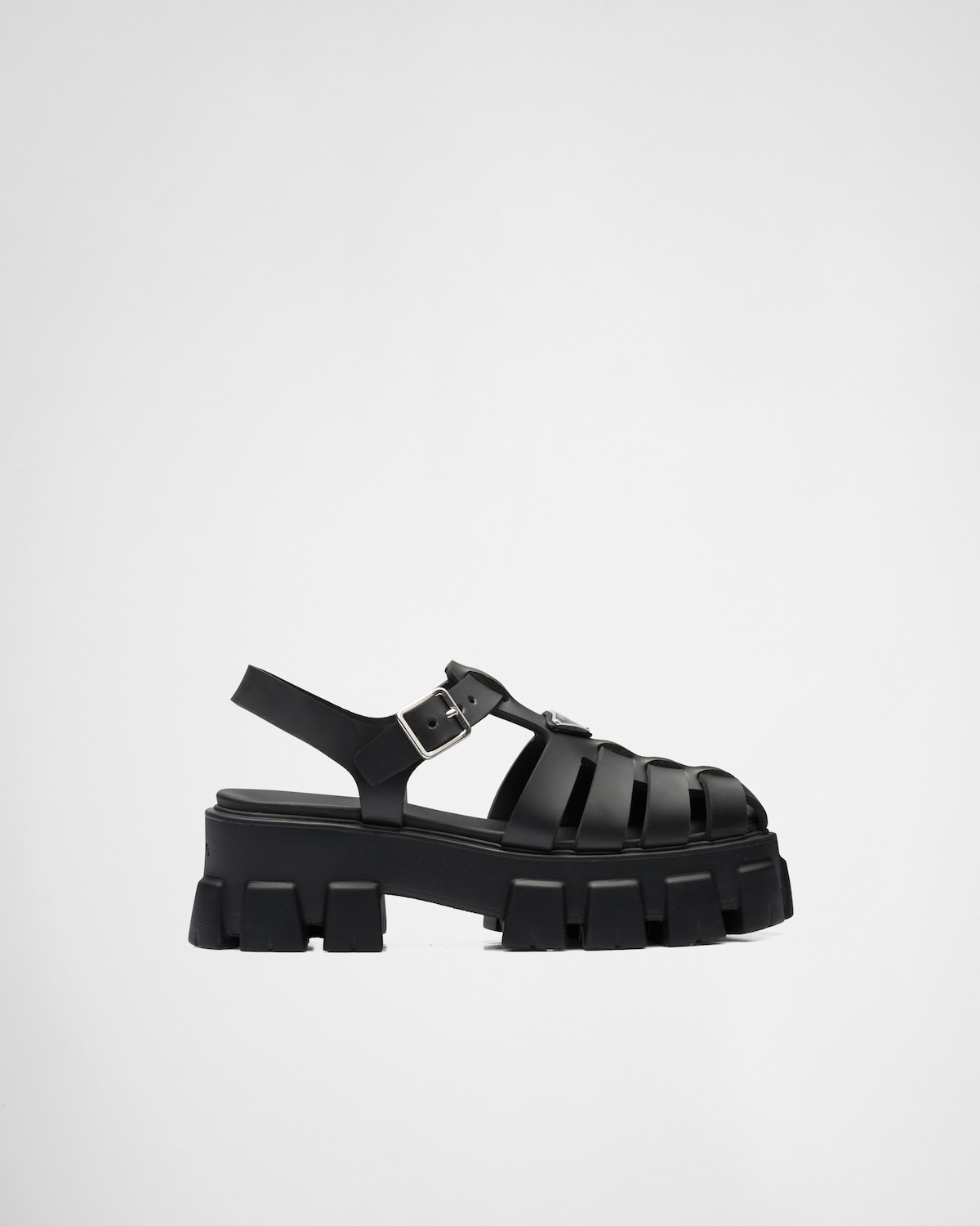 Prada Sandalias Monolith de goma Ofertas especiales