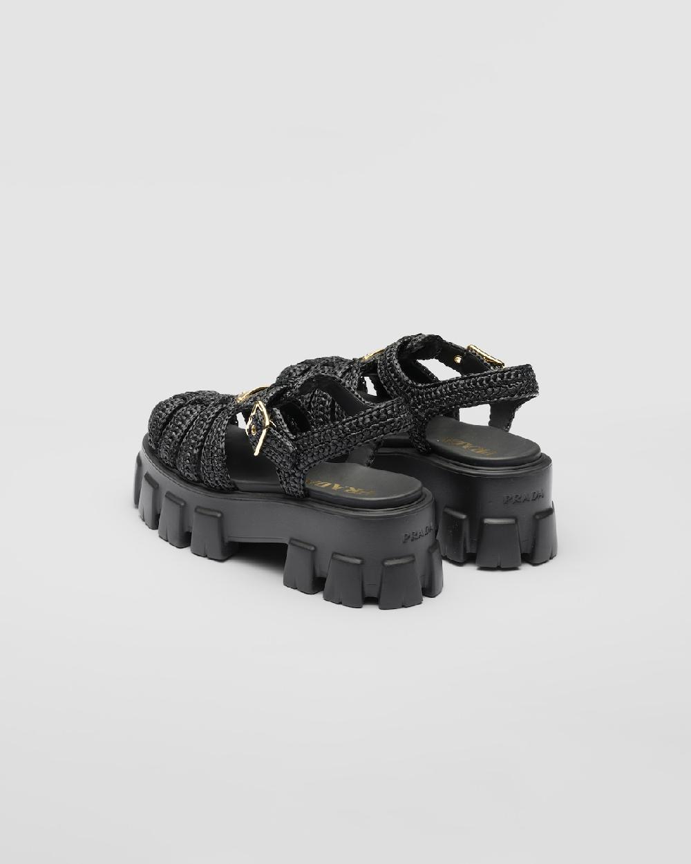 Prada Sandalias de croché Monolith Rebajas de fin de temporada