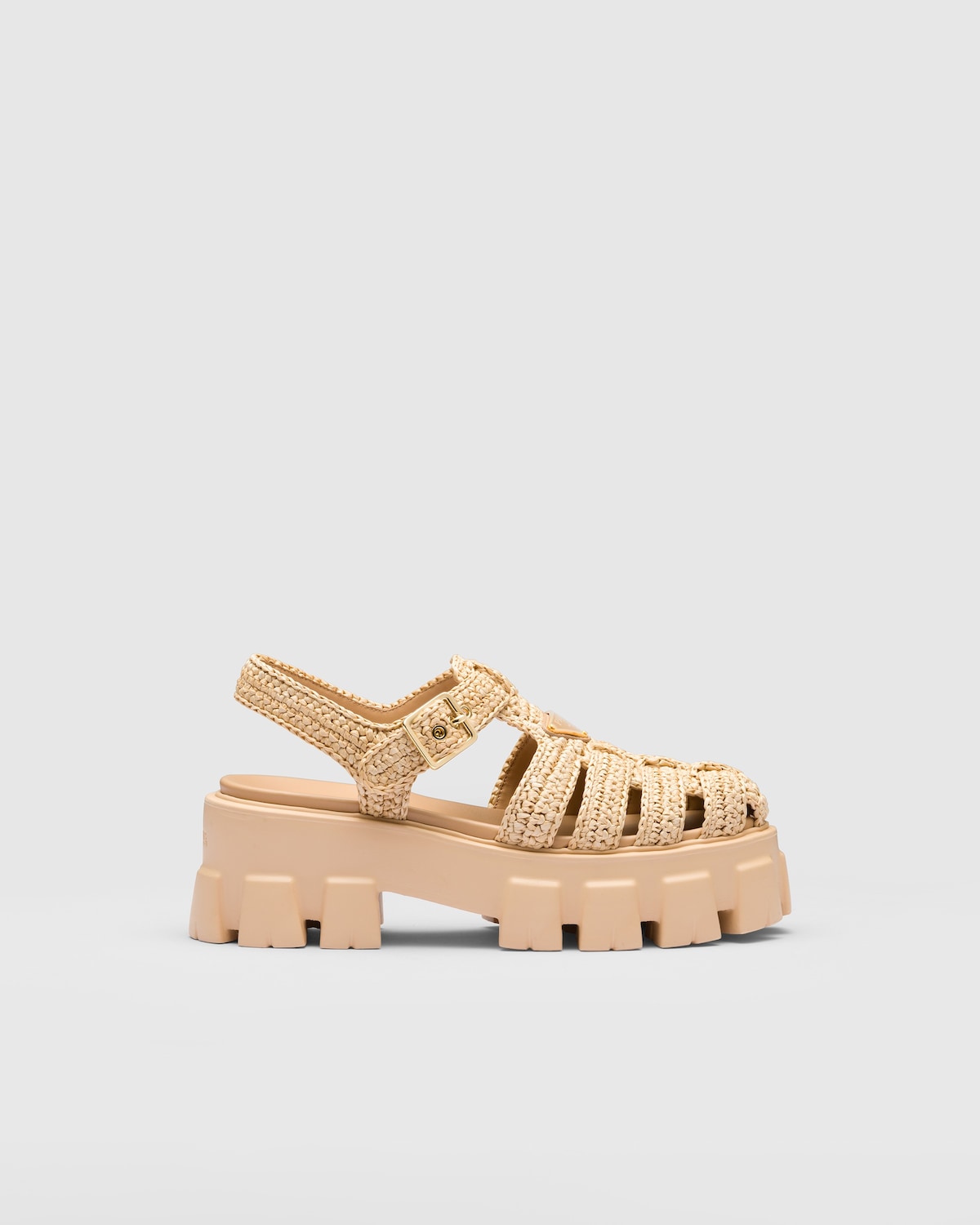 Prada Sandalias de croché Monolith