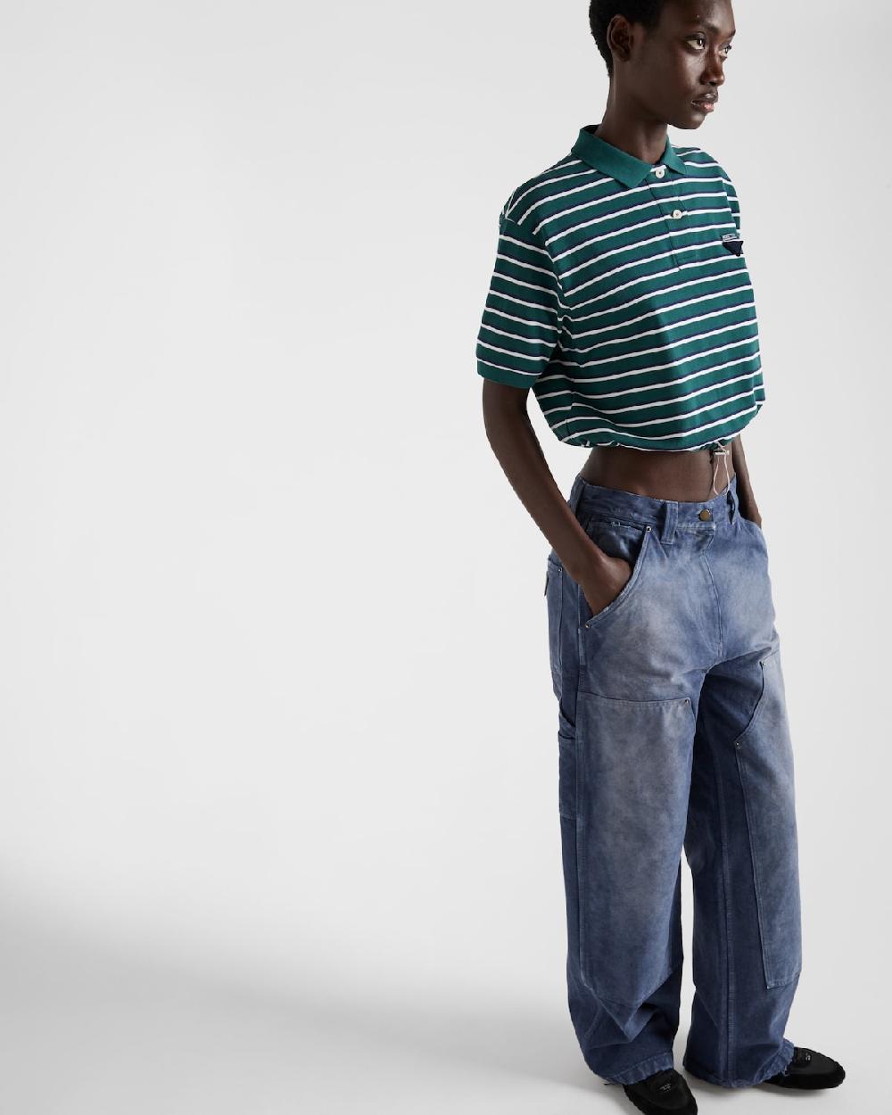 Prada Pantalones cargo de lona Promoción por tiempo limitado