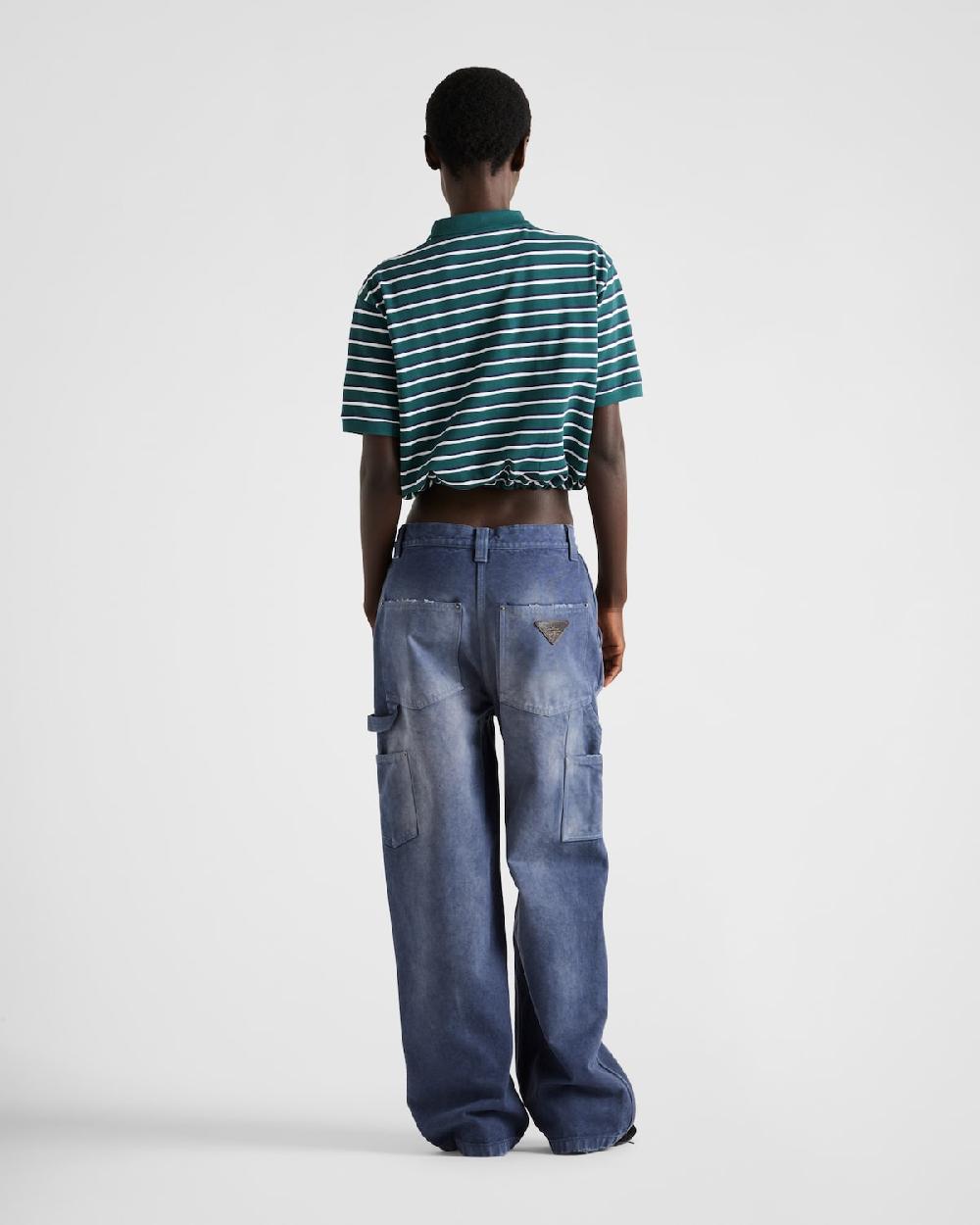 Prada Pantalones cargo de lona Promoción por tiempo limitado