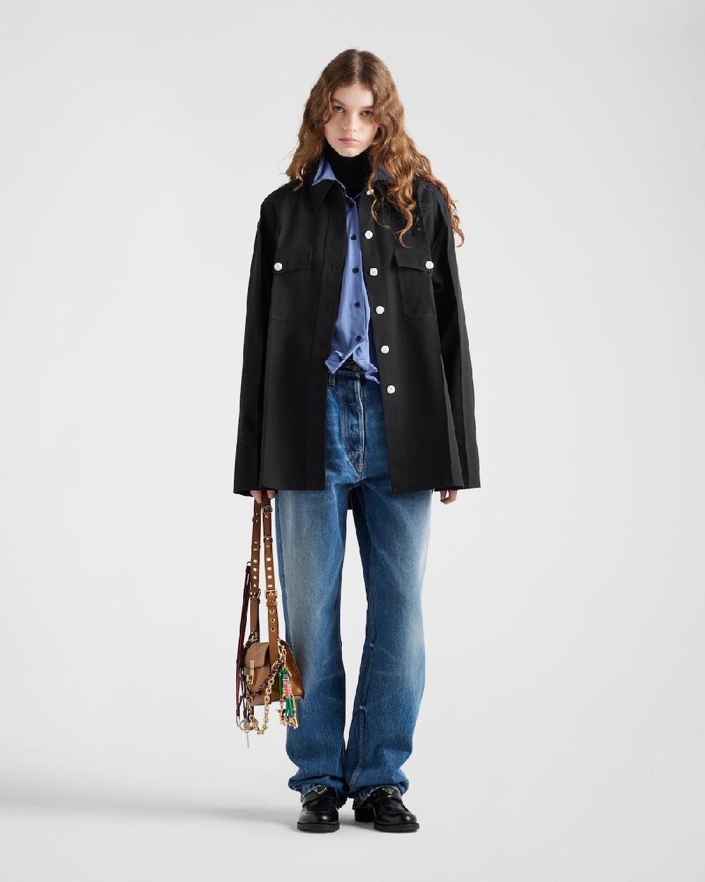 Prada Pantalones vaqueros con pernera ancha Oferta especial de fábrica