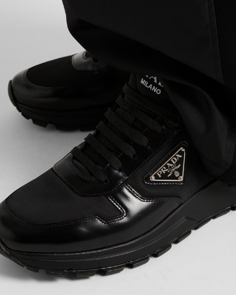 Prada Zapatillas Prax 01 de Re-Nylon y piel cepillada Tienda de fábrica