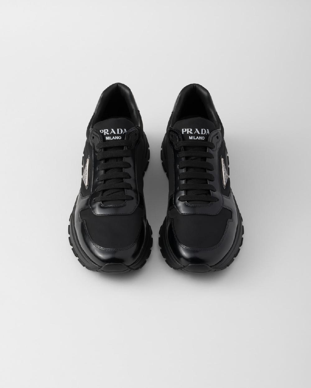 Prada Zapatillas Prax 01 de Re-Nylon y piel cepillada Tienda de fábrica