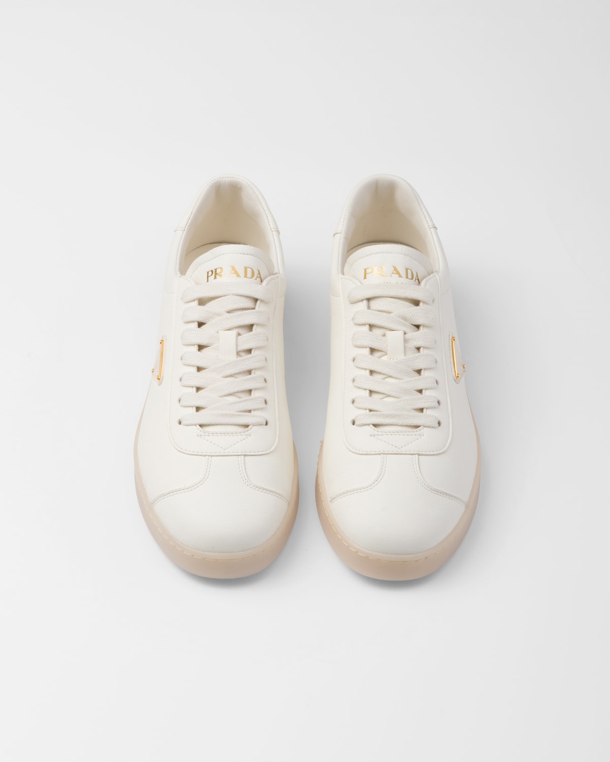 Prada Zapatillas Lane de piel de ciervo En oferta