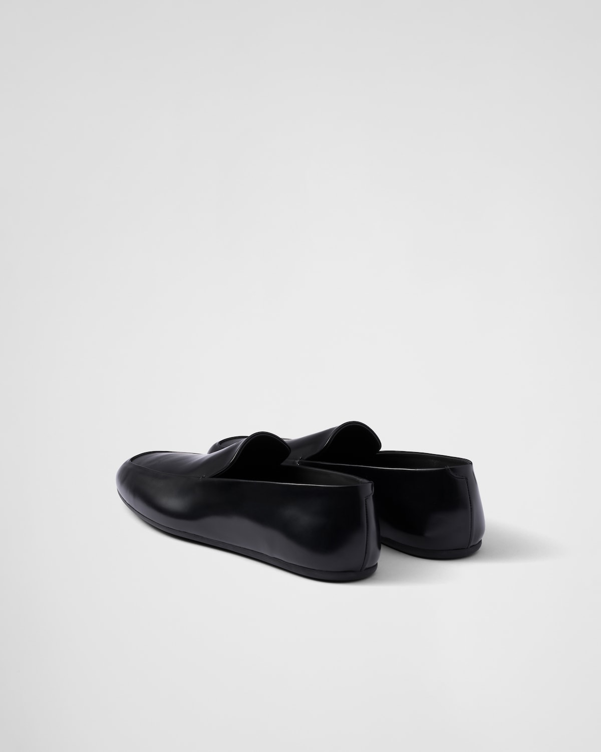 Prada Mocasines de piel cepillada Descuentos del mes
