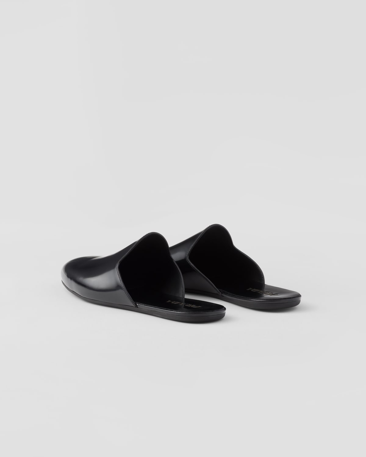 Prada Zapatillas de piel cepillada Última moda
