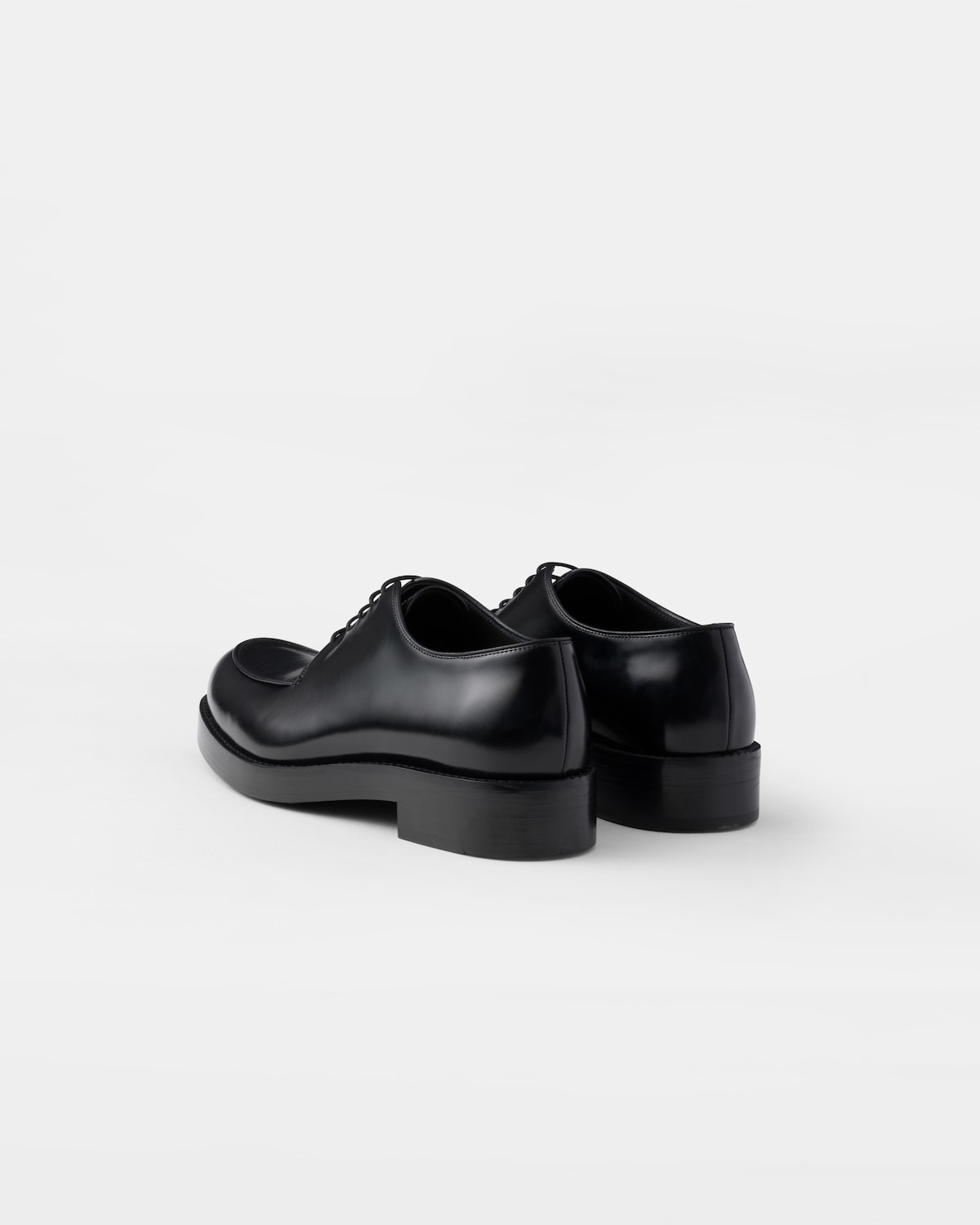 Prada Zapatos Derby de piel cepillada Rebajas de fin de temporada