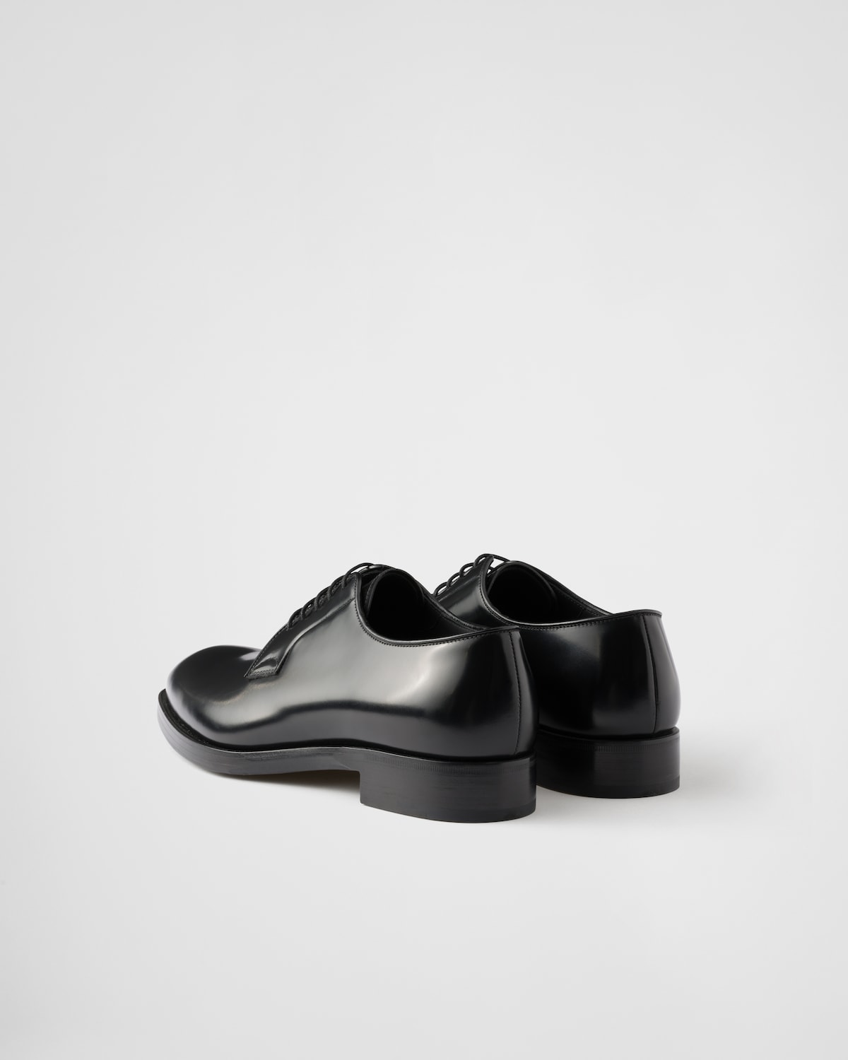 Prada Zapatos de piel cepillada con cordones Precio ultrabajo