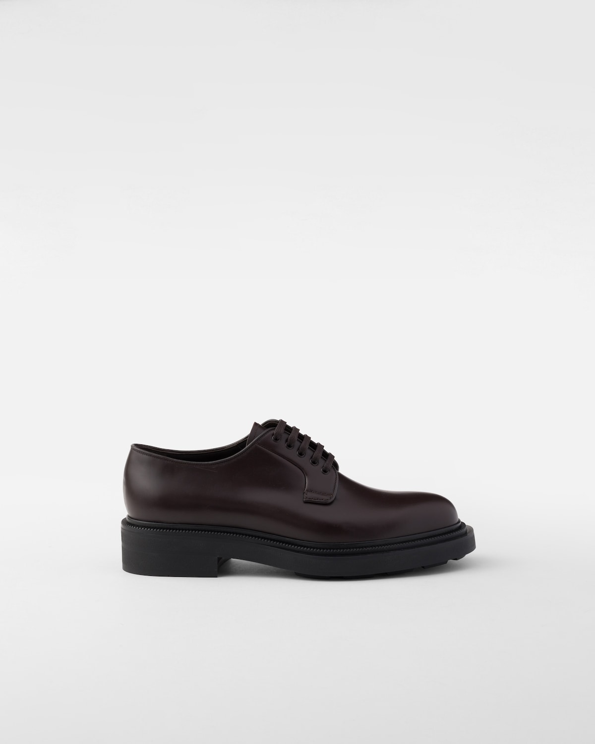 Prada Zapatos Derby de piel cepillada
