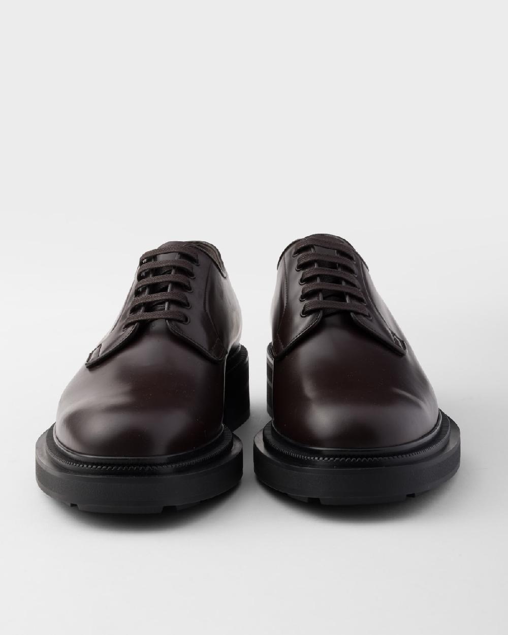Prada Zapatos Derby de piel cepillada Devoluciones gratuitas