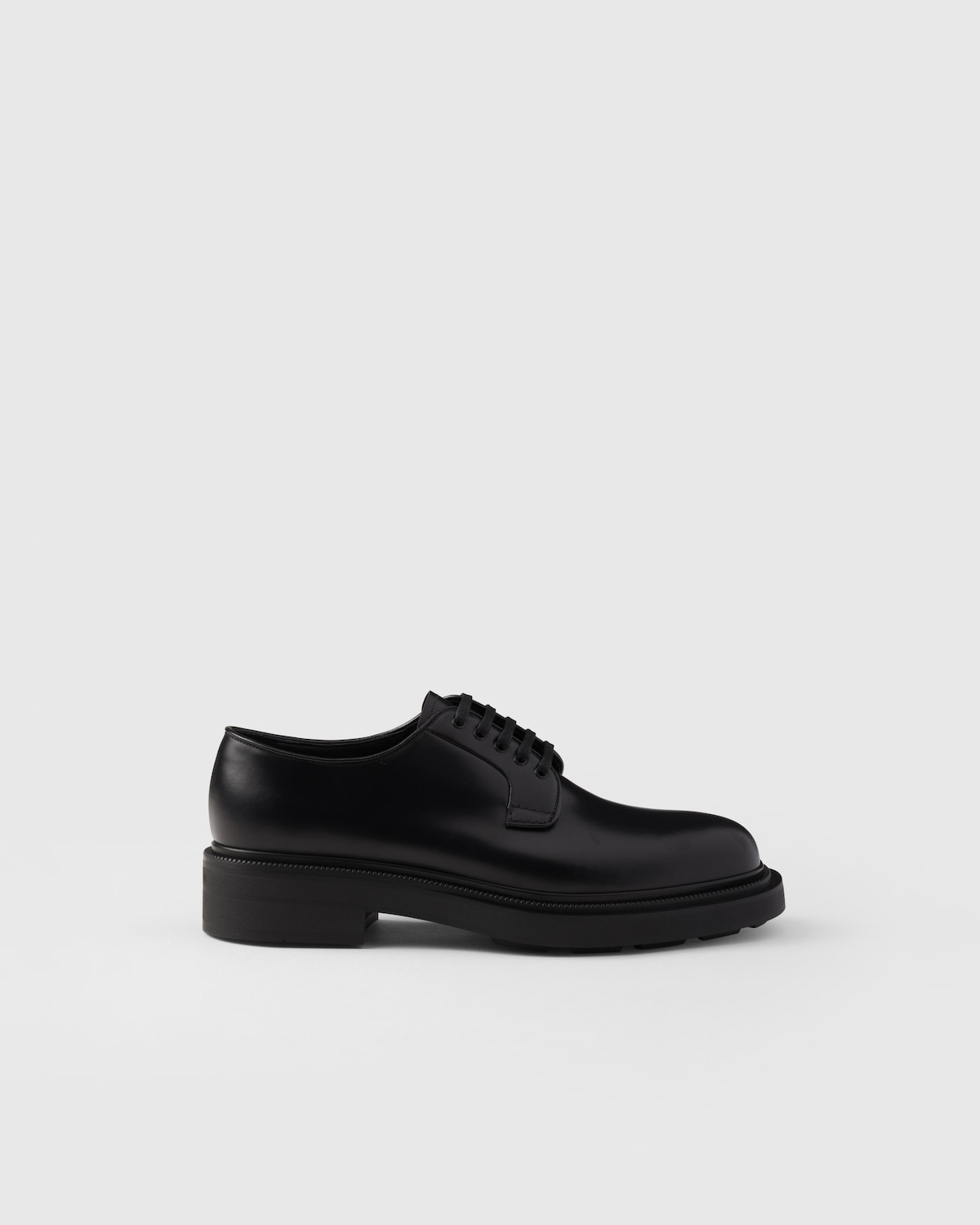Prada Zapatos Derby de piel cepillada