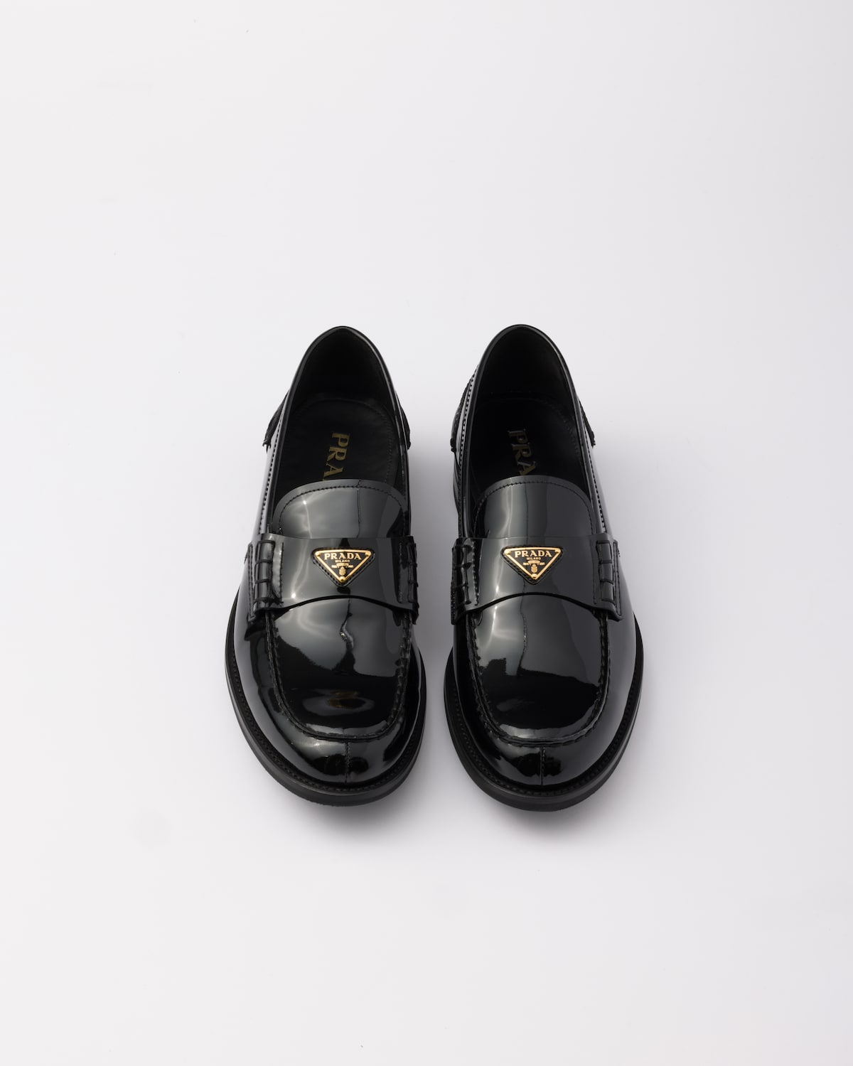 Prada Loafer em couro escovado Outlet