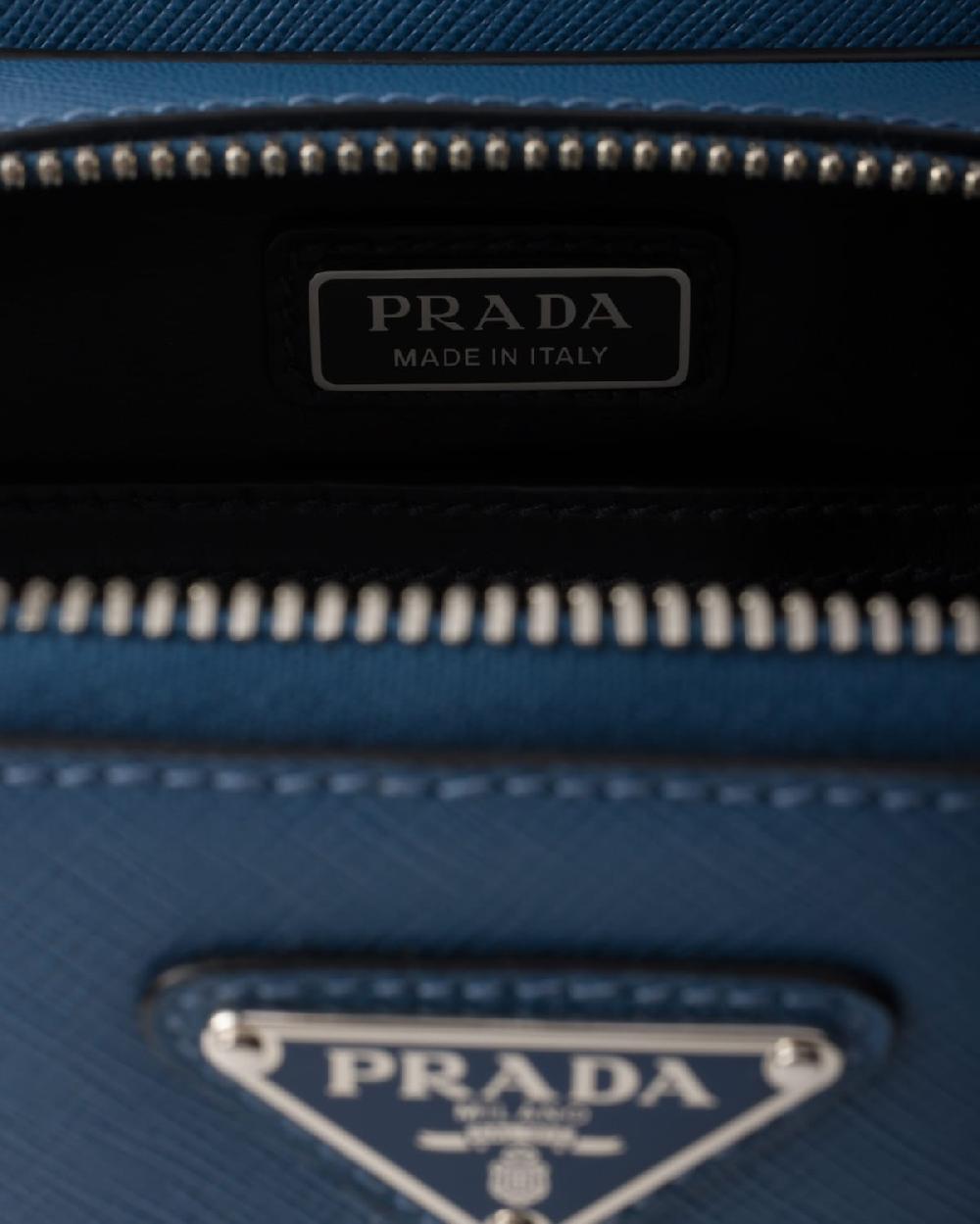 Prada Bolso Prada Brique de piel Saffiano En oferta