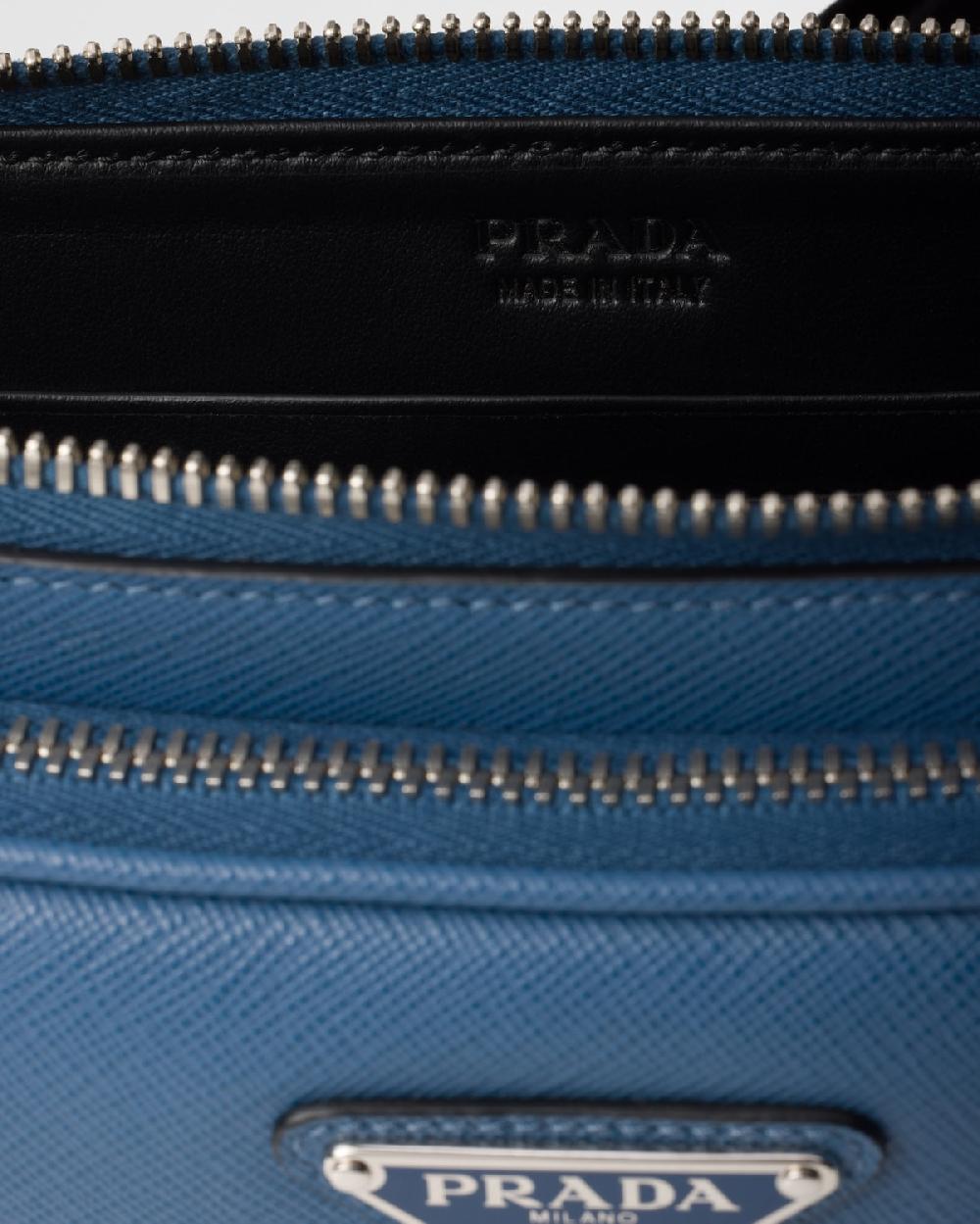 Prada Riñonera de piel Saffiano Gran oferta