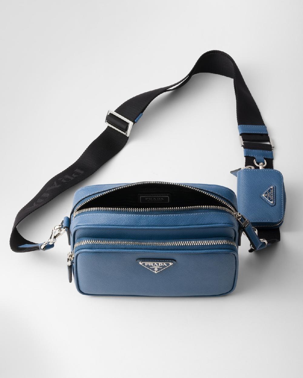 Prada Bolso bandolera de piel Saffiano Rebajas baratas