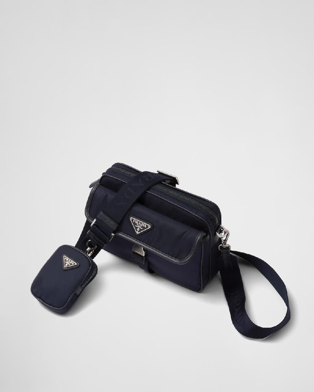 Prada Bandolera de Re-Nylon y piel Saffiano Rebajas de fábrica
