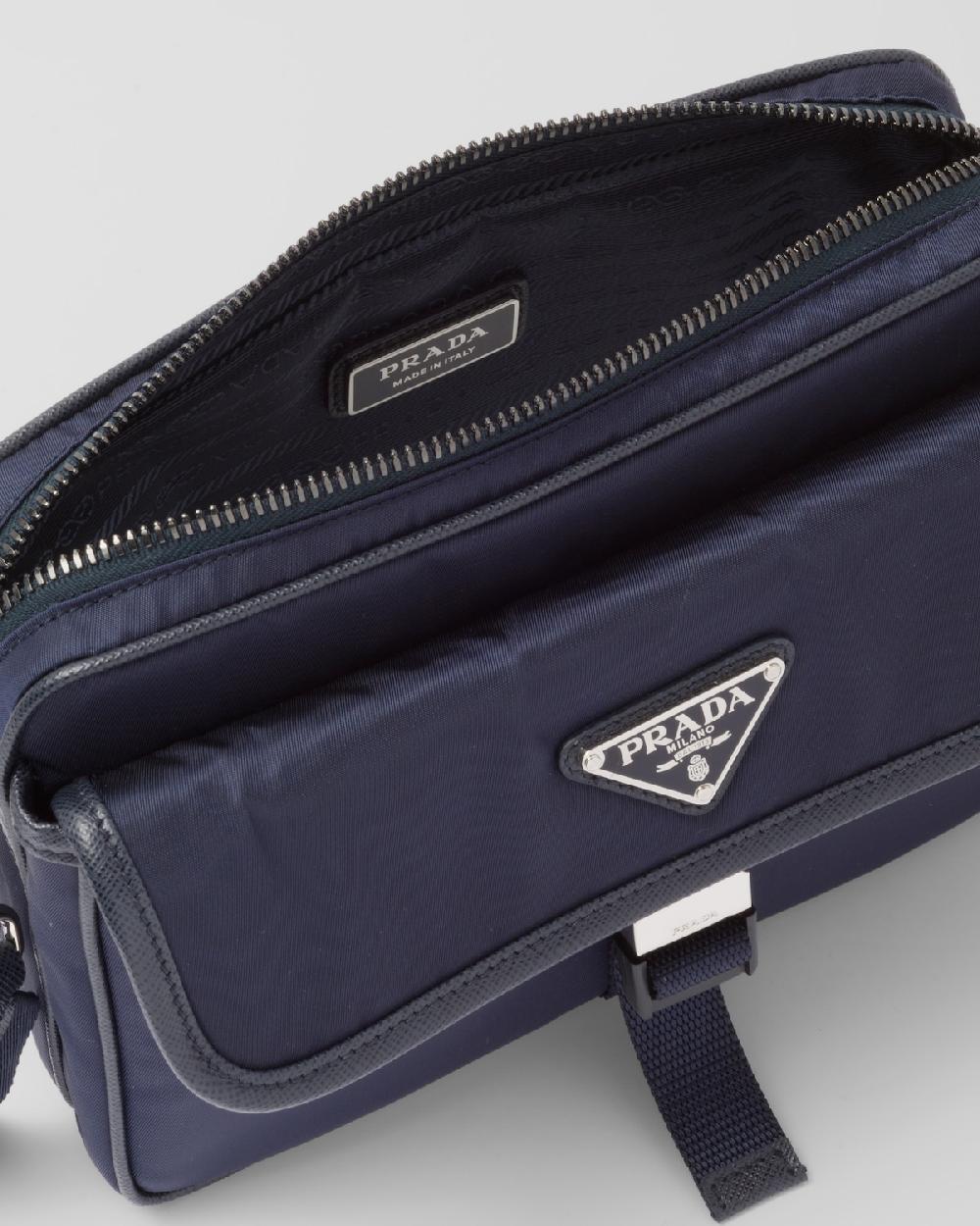 Prada Bandolera de Re-Nylon y piel Saffiano Rebajas de fábrica