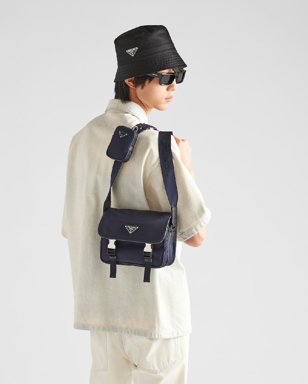 Prada Bandolera de Re-Nylon y piel Saffiano Los más vendidos
