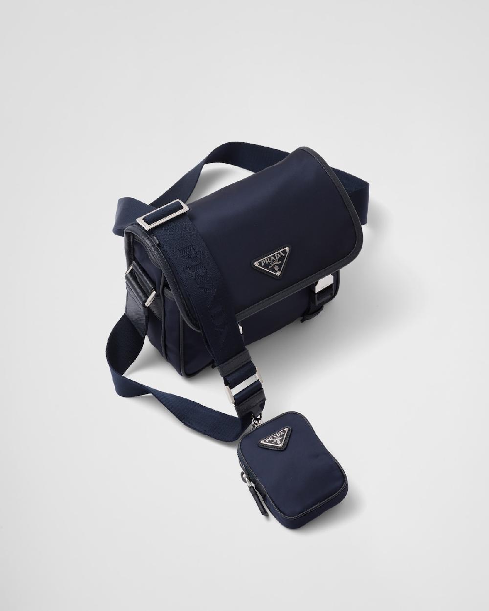 Prada Bandolera de Re-Nylon y piel Saffiano Los más vendidos