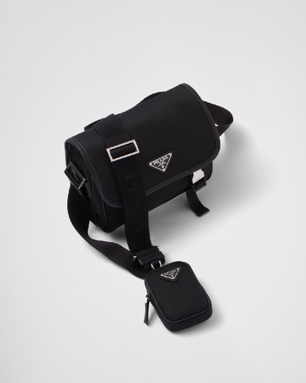 Prada Bandolera de Re-Nylon y piel Saffiano Ventas relámpago