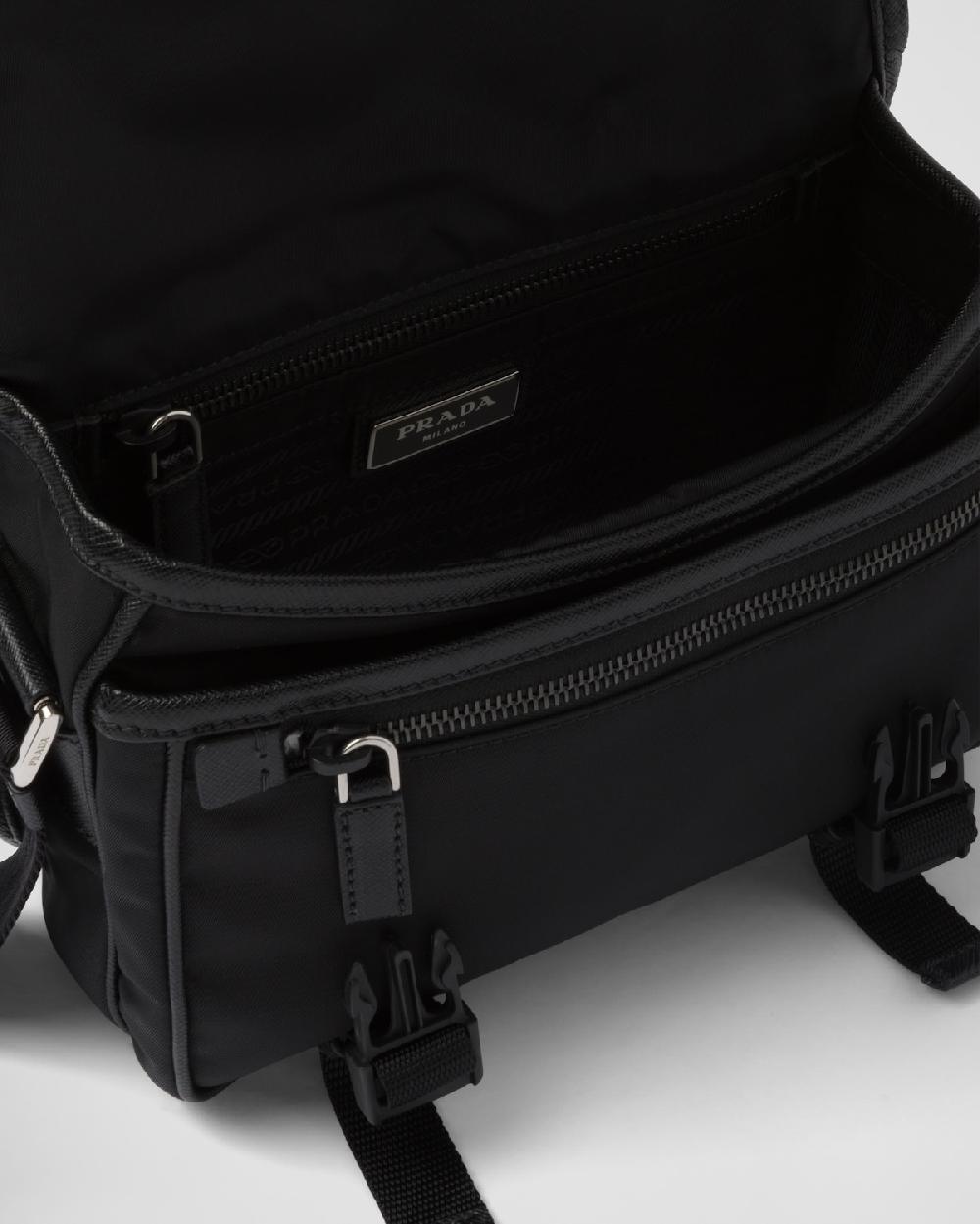 Prada Bandolera de Re-Nylon y piel Saffiano Ventas relámpago