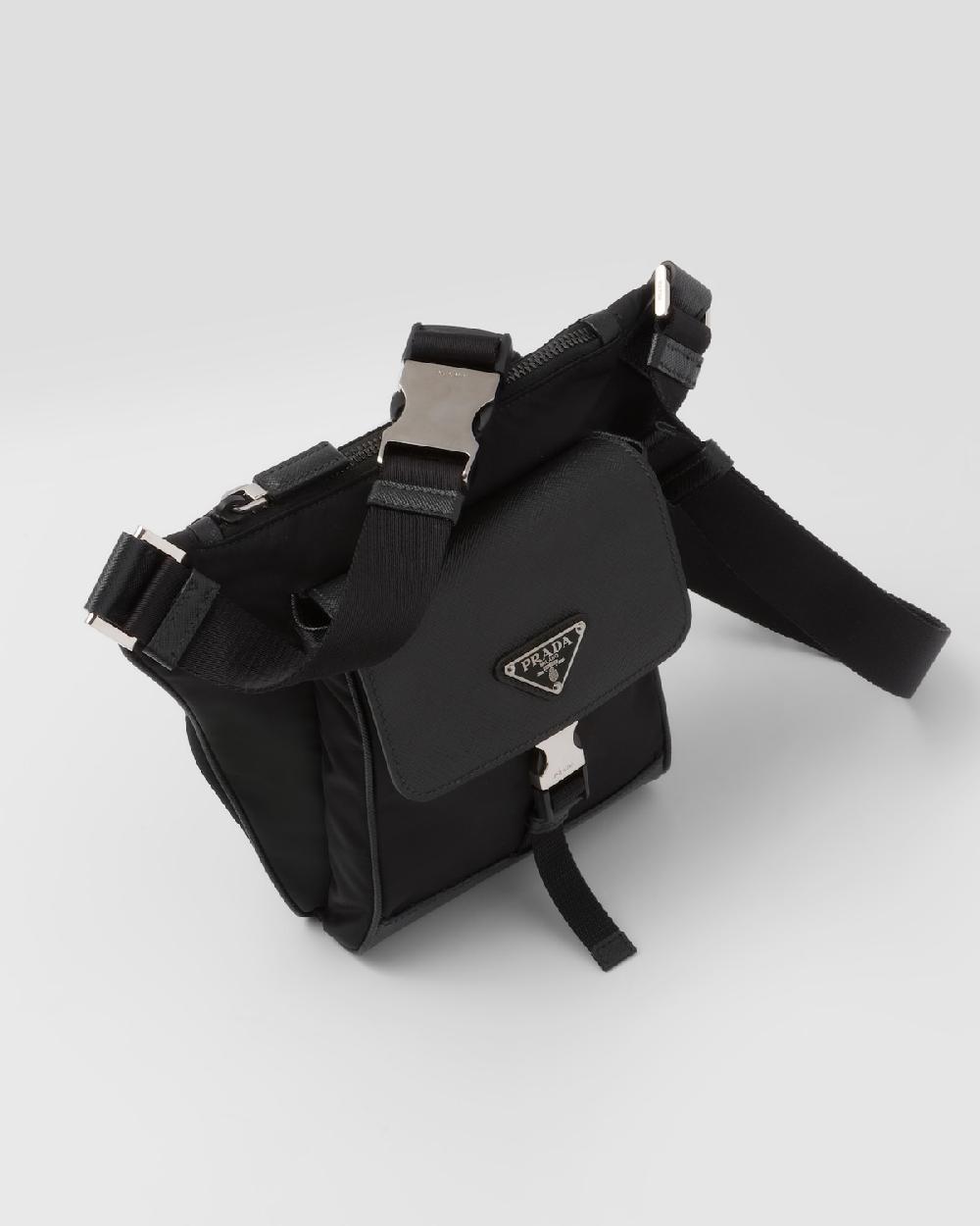 Prada Bandolera de Re-Nylon y piel Saffiano Descuento