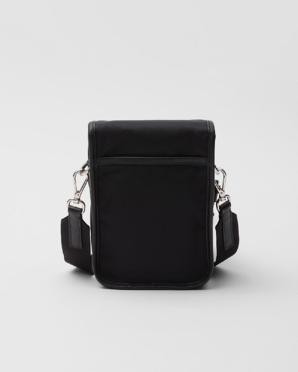 Prada Bolso bandolera de Re-Nylon y piel Saffiano Tienda