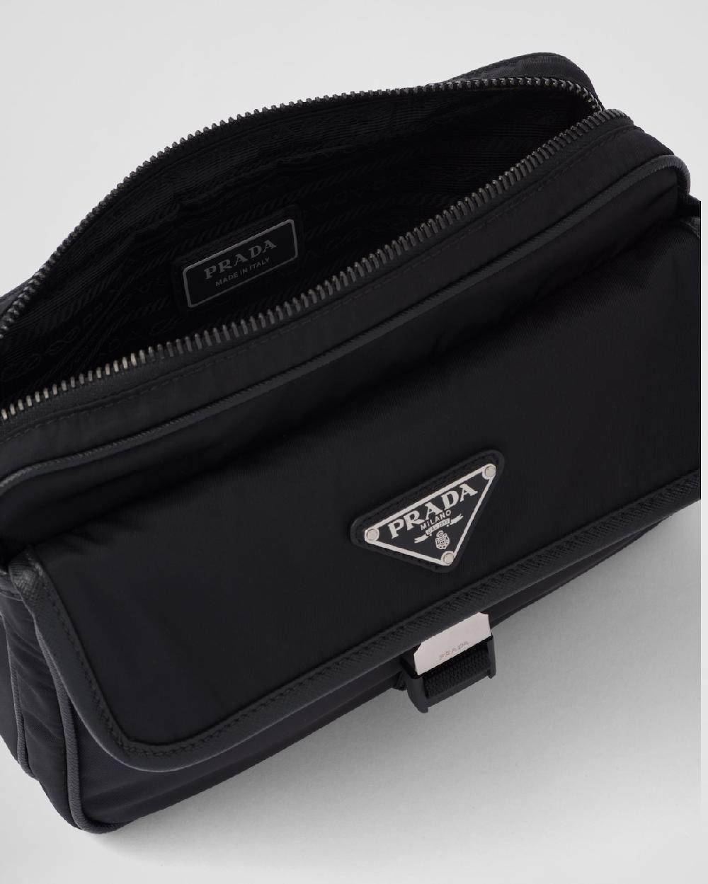 Prada Bandolera de Re-Nylon y piel Saffiano Tienda
