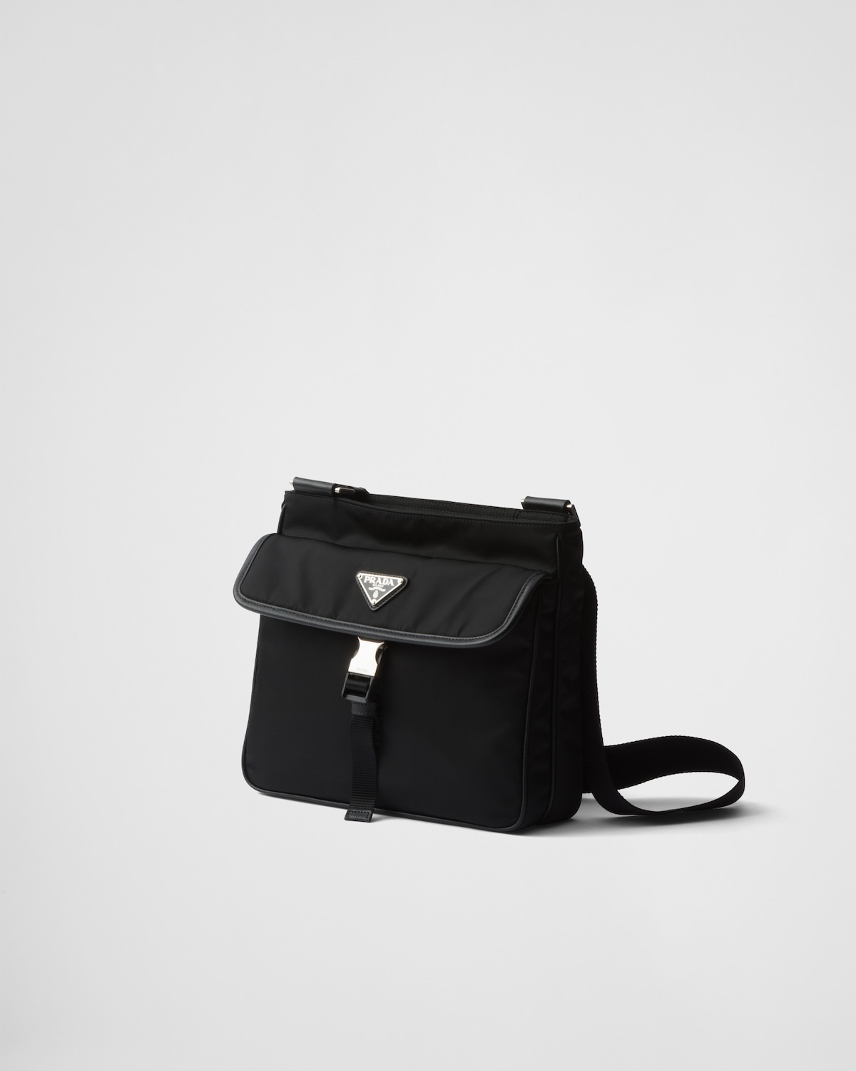 Prada Bolso bandolera de Re-Nylon y piel Saffiano