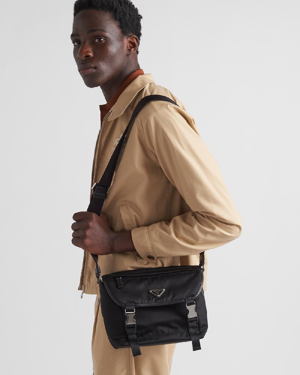 Prada Bolso bandolera de Re-Nylon y piel Saffiano Envío gratis