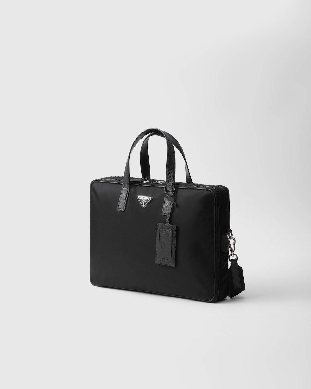 Prada Maletín de Re-Nylon y piel Saffiano