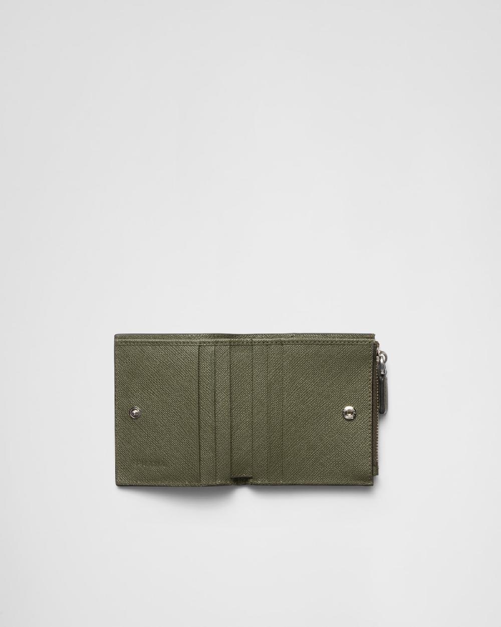 Prada Cartera pequeña de piel Saffiano Liquidación
