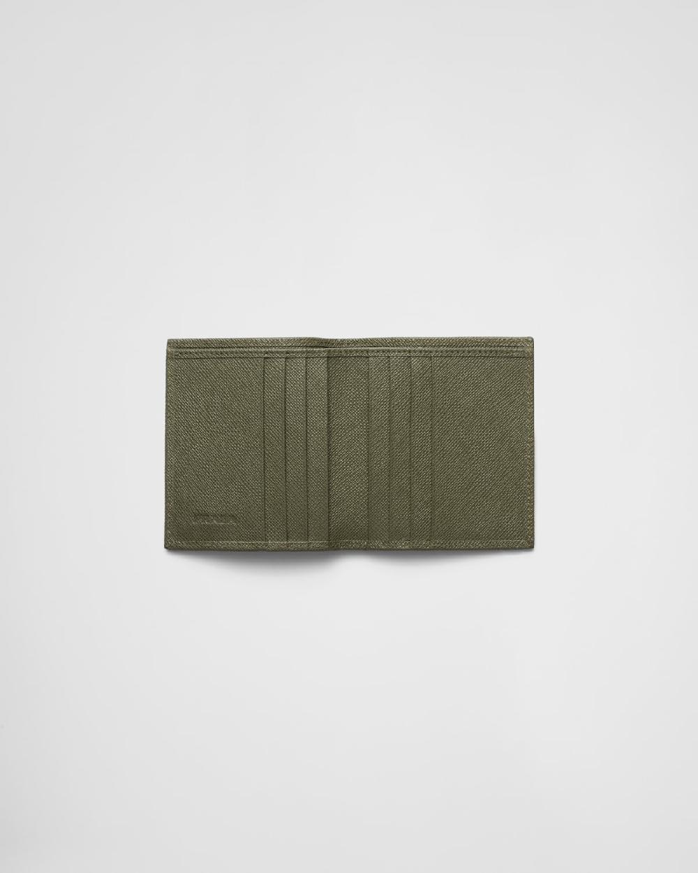 Prada Cartera de piel Saffiano Tienda de fábrica