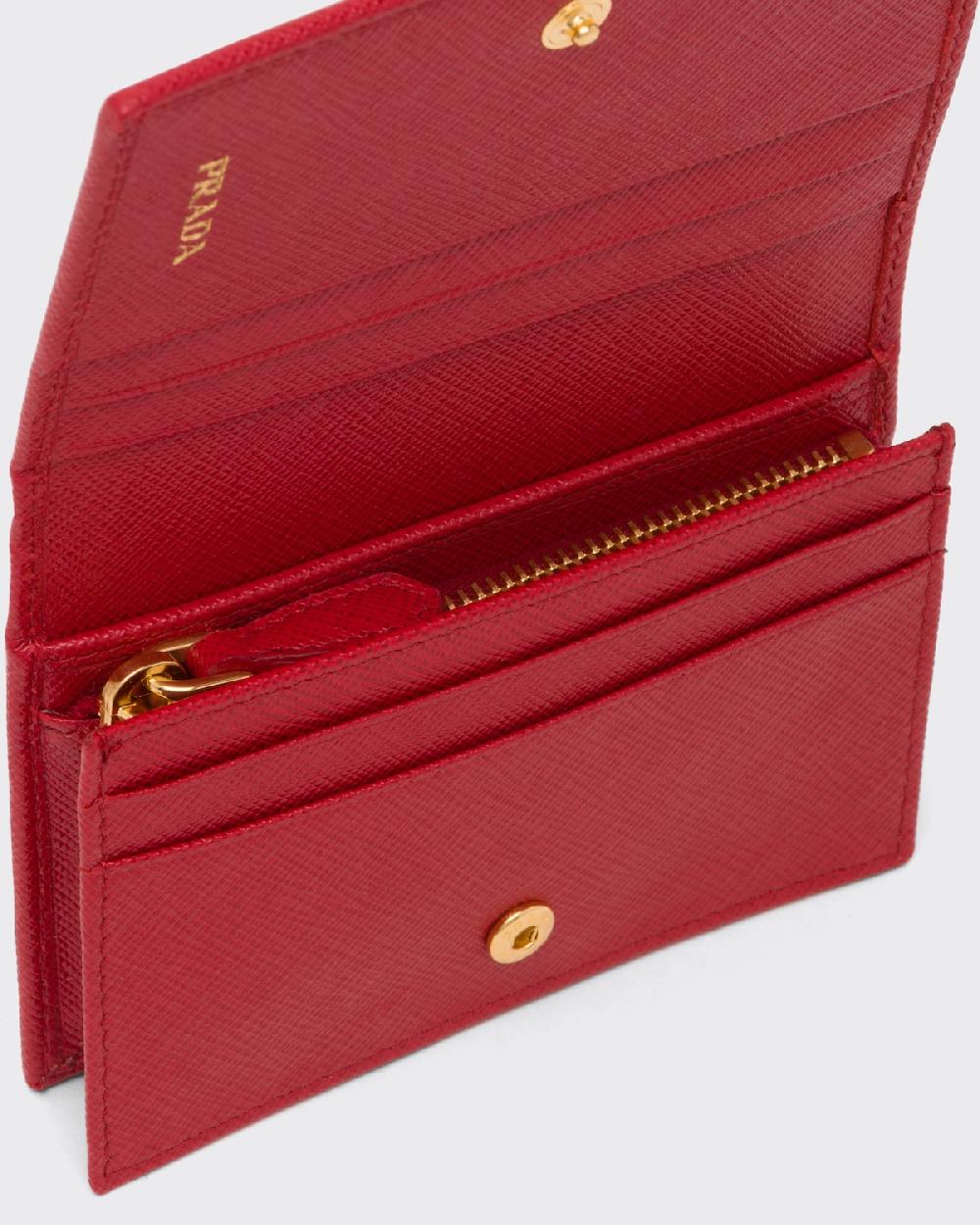 Prada Small Saffiano Leather Wallet Outlet