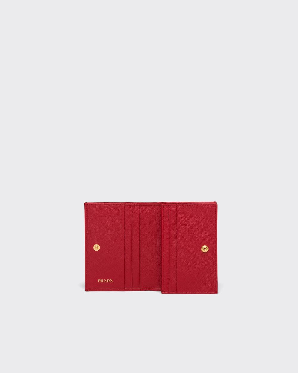 Prada Small Saffiano Leather Wallet Outlet
