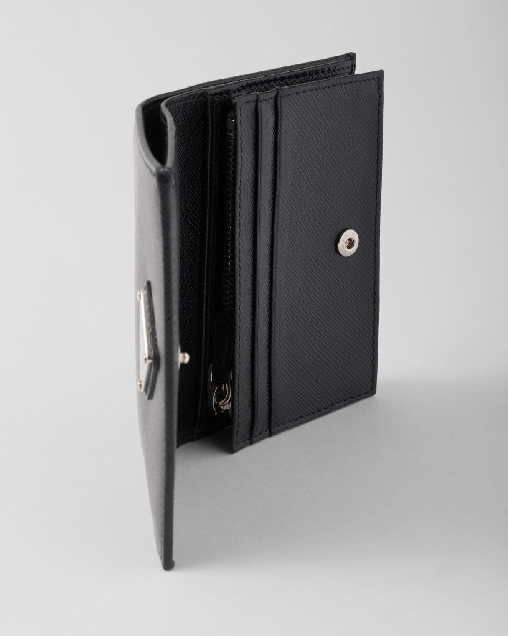 Prada Small Saffiano Leather Wallet Outlet online