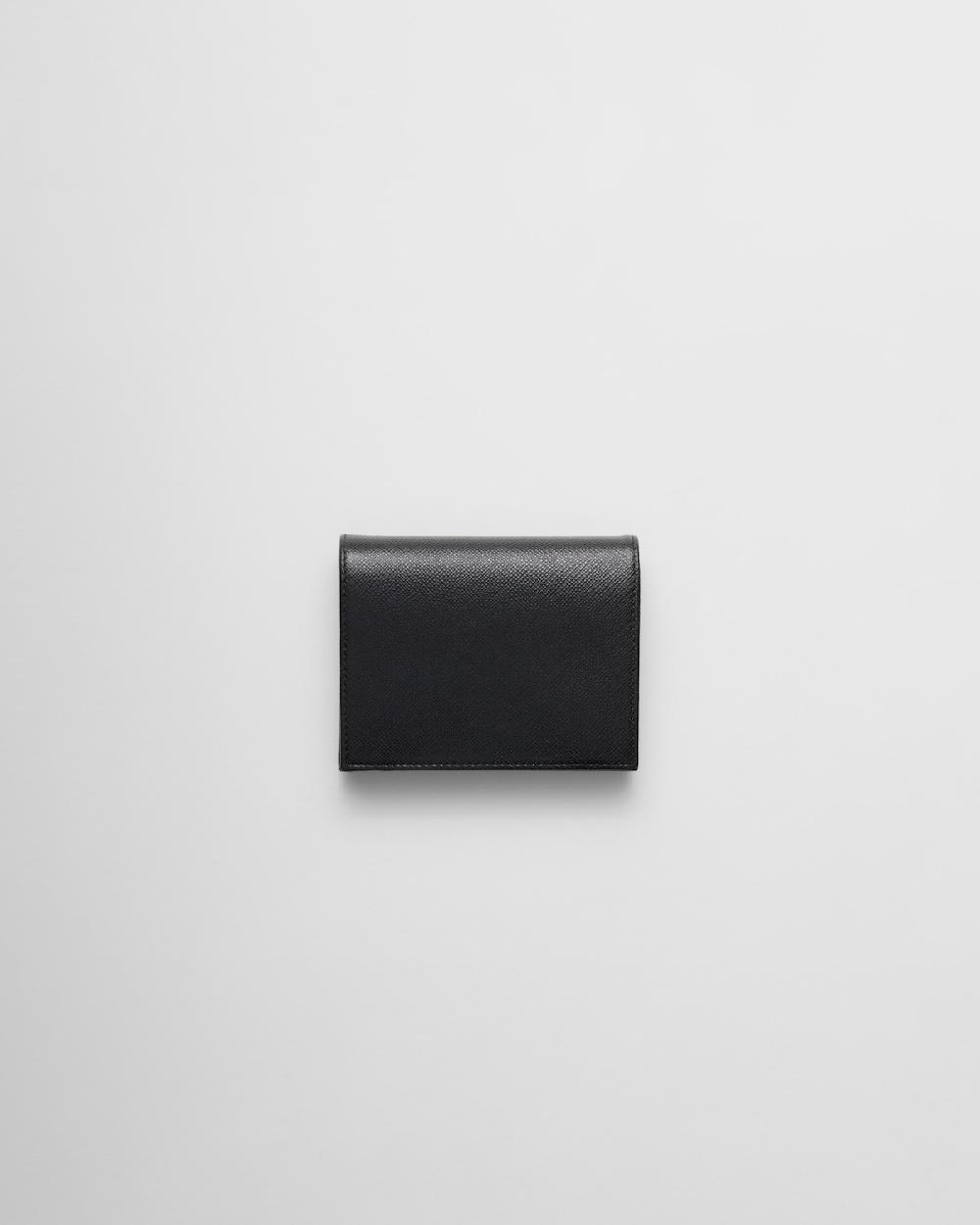 Prada Cartera pequeña de piel Saffiano En oferta