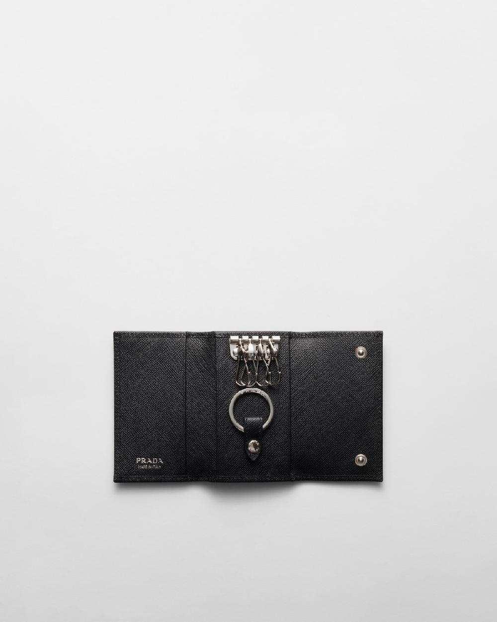 Prada Llavero de piel Saffiano