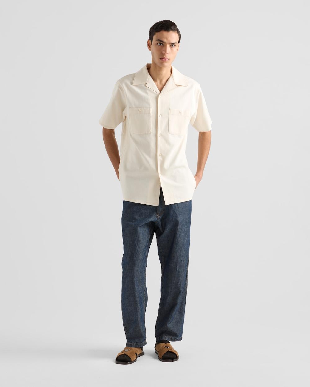 Prada Pantalones de cambray