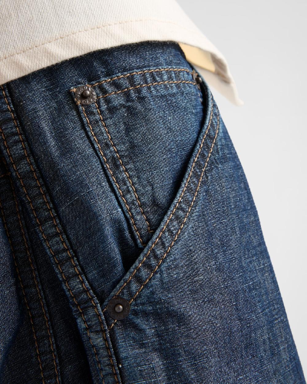 Prada Pantalones de cambray Oferta especial