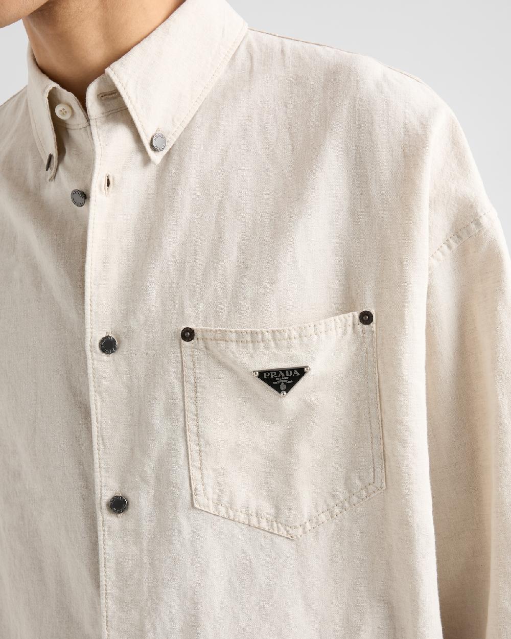 Prada Camisa de cambray Envío gratis
